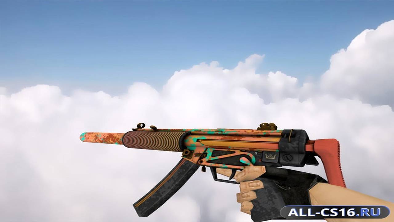 Модель оружия для CS 1.6 - MP5 MP5-SD | Оксидовый оазис (Oxide Oasis)