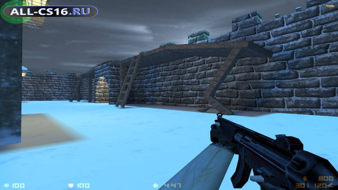 Карта «mp5_snowcastle_v2» для CS 1.6 для CS 1.6