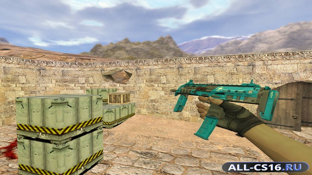 Модель оружия для CS 1.6 - MP5 MP7 Перистое облако