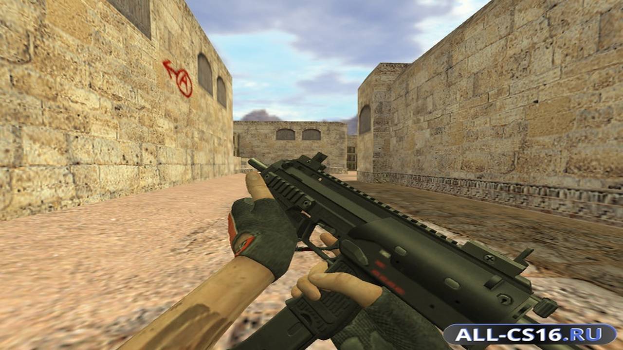 Модель оружия для CS 1.6 - TMP MP7 Стандартный