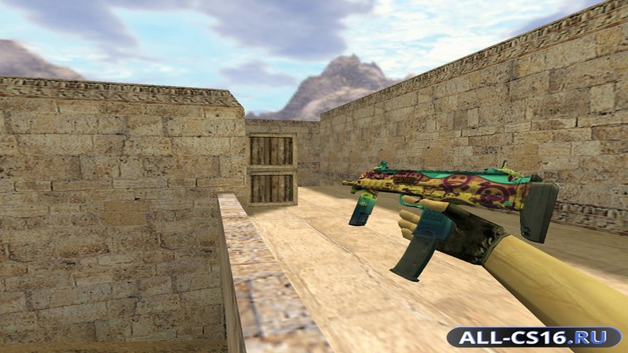 Модель оружия для CS 1.6 - MP5 MP7 Эмоции