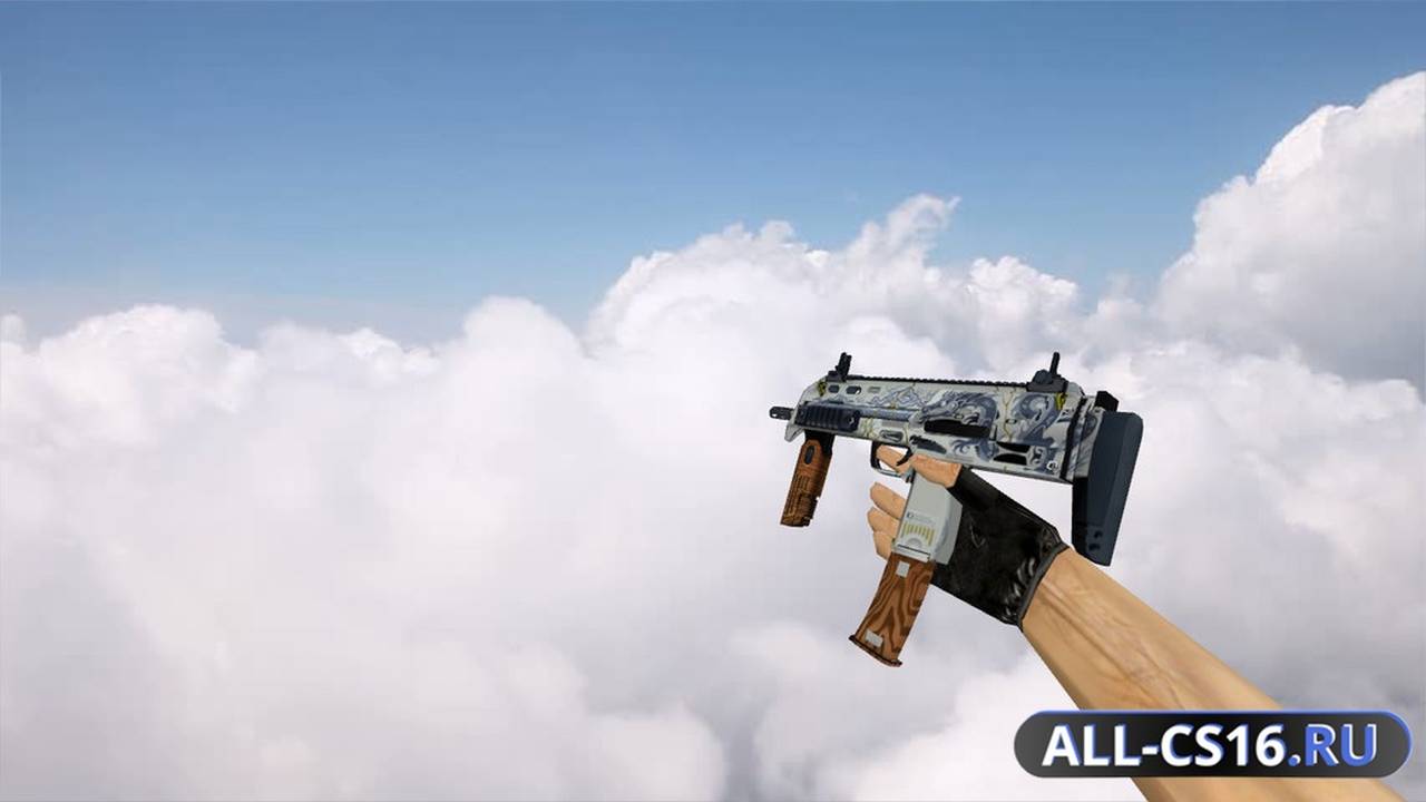Модель оружия для CS 1.6 - MP5 MP7 Kintsugi