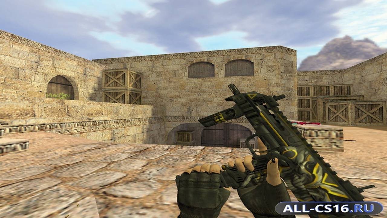Модель оружия для CS 1.6 - MP5 MP7 Заклятый враг