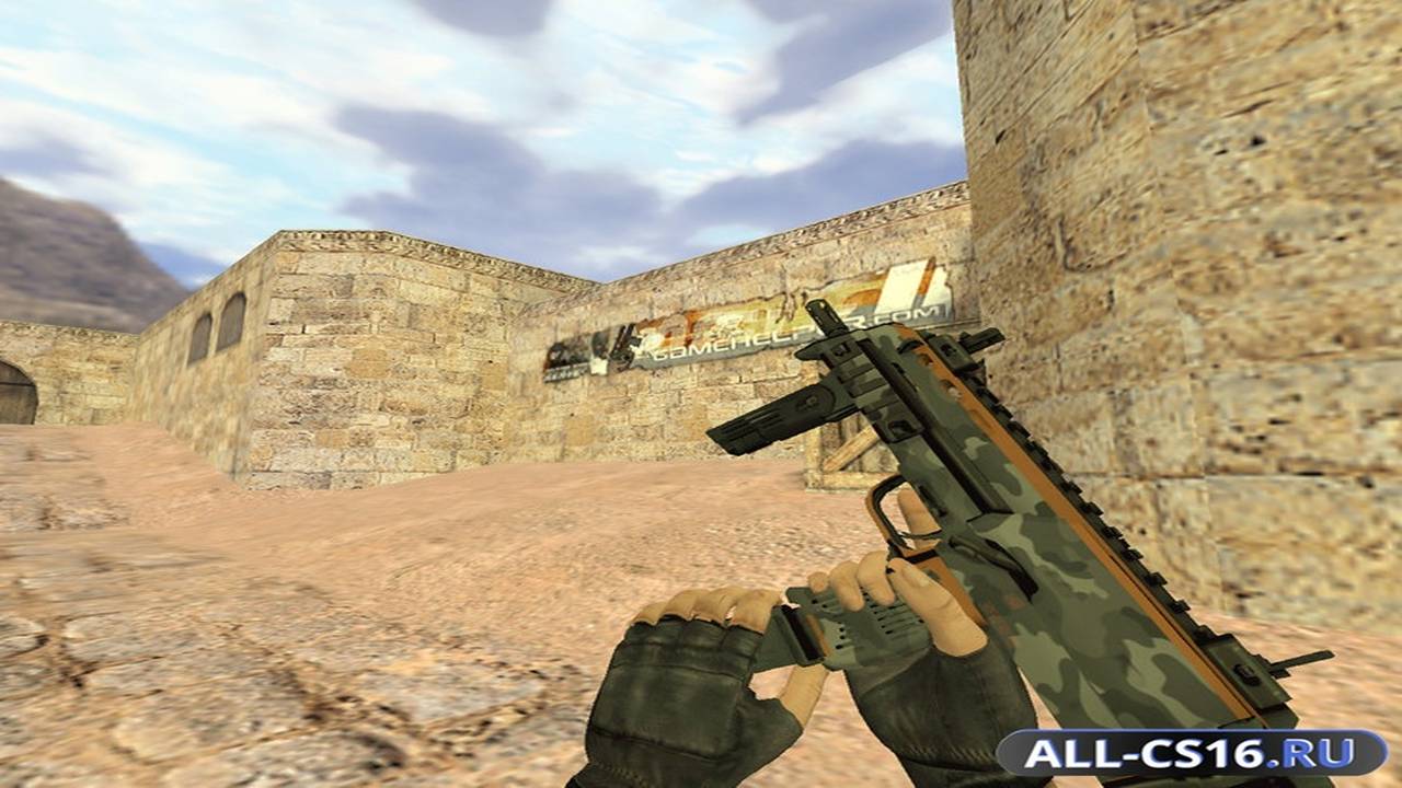 Модель оружия для CS 1.6 - MP5 MP7 Городская опасность