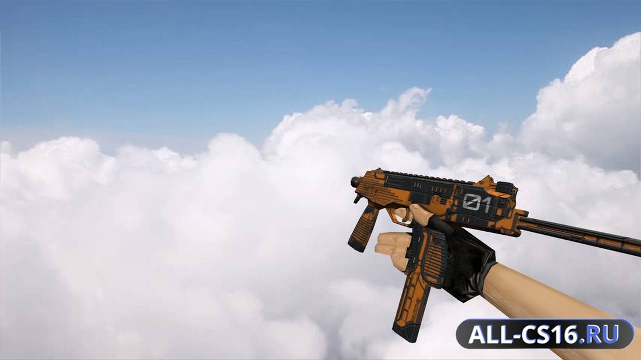 Модель оружия для CS 1.6 - TMP MP9 Colony 01 Orange