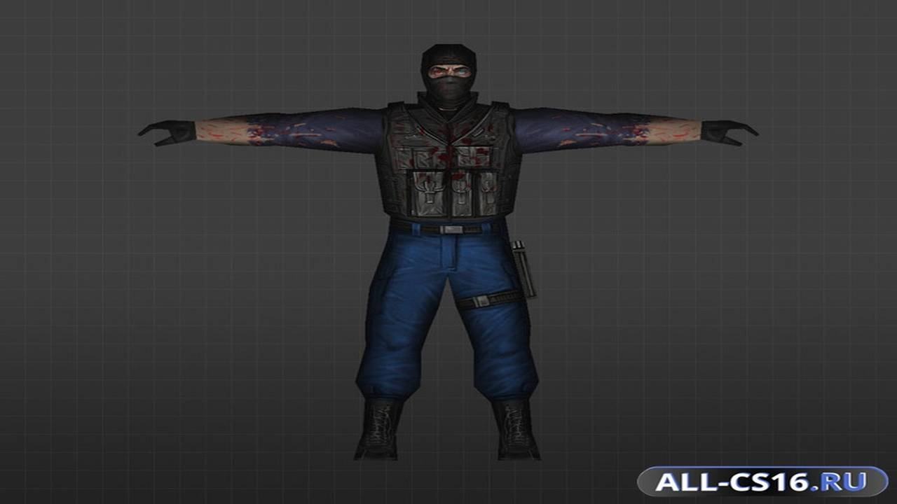 Модель игрока для CS 1.6 - GIGN-мутант