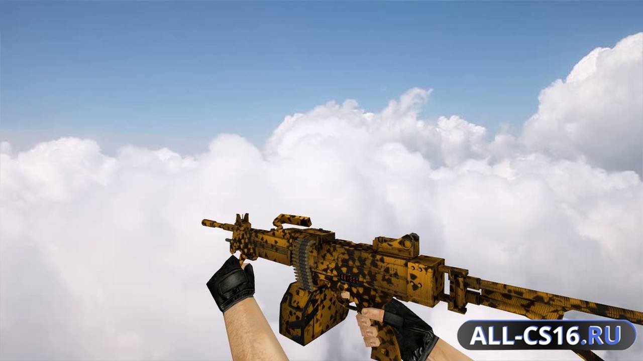 Модель оружия для CS 1.6 - M249 Negev | Радиоактивные отходы