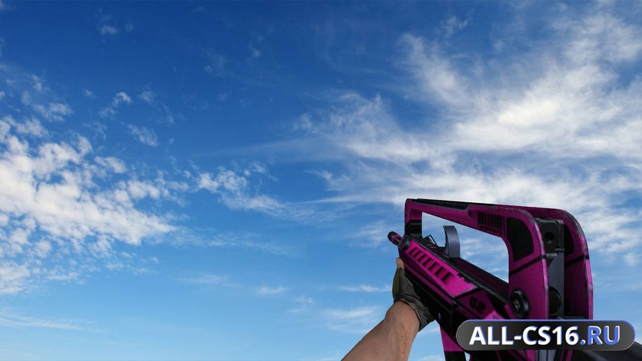 Модель оружия для CS 1.6 - Neon Pink Set