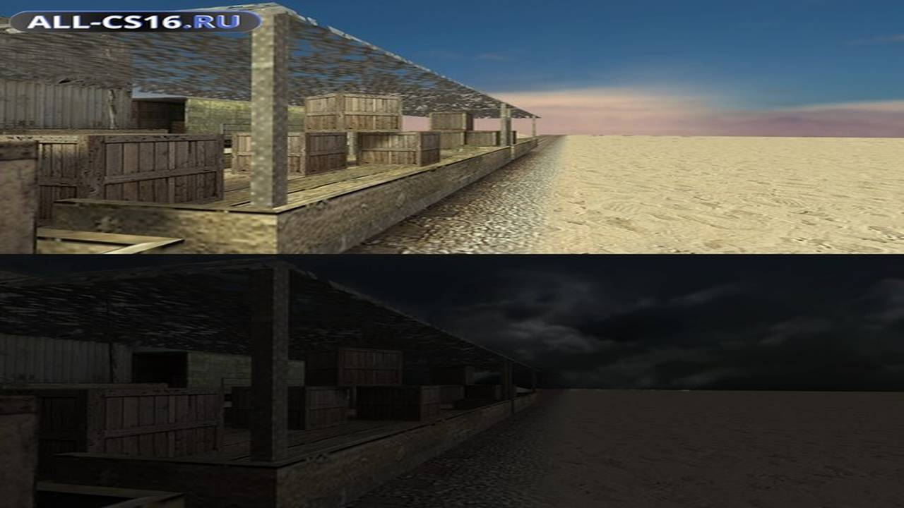 Карта «zm_2trains v3 Day/Night» для CS 1.6 для CS 1.6