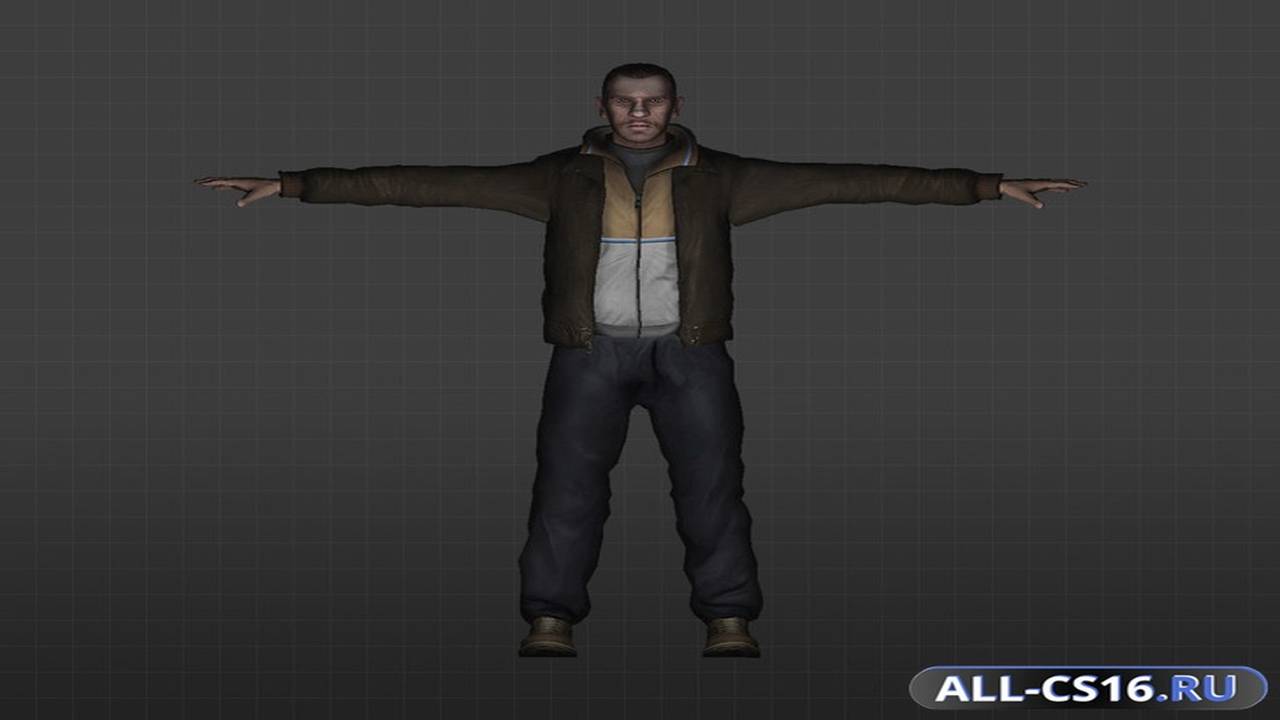 Модель игрока для CS 1.6 - Нико Беллик