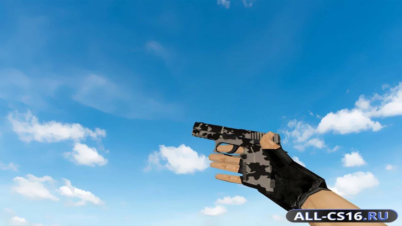 Модель оружия для CS 1.6 - P228 P250 | Чёрно-коричневый (Black & Tan)