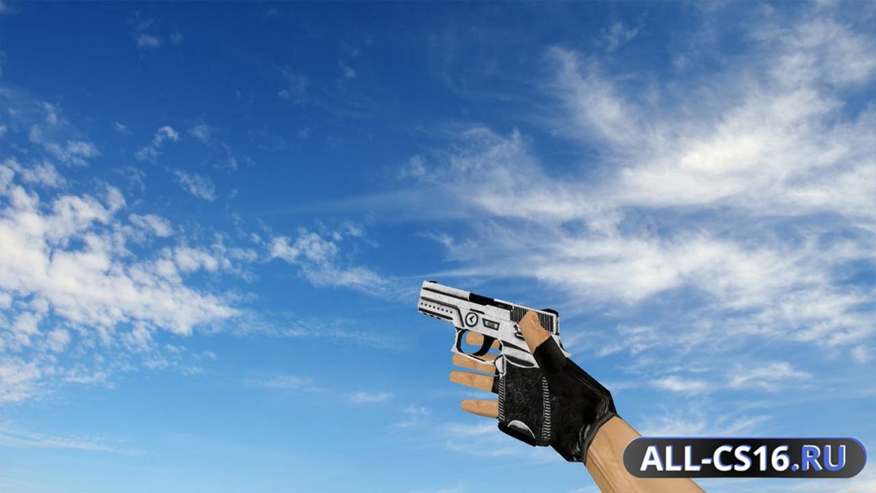 Модель оружия для CS 1.6 - P228 P250 Cerakote White