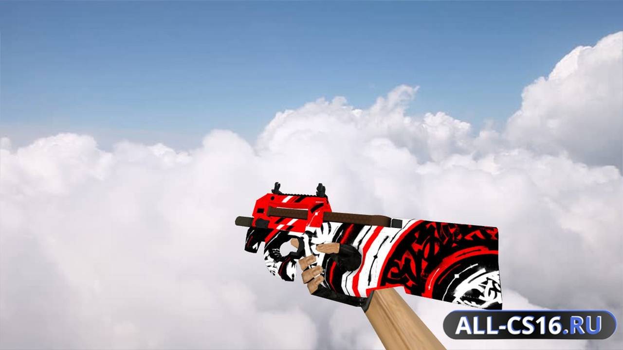 Модель оружия для CS 1.6 - P90 P90 Calligraphy