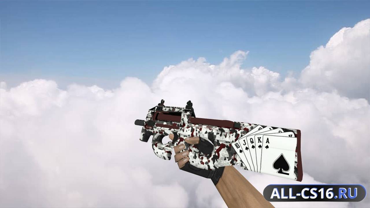 Модель оружия для CS 1.6 - P90 P90 Flush Royale