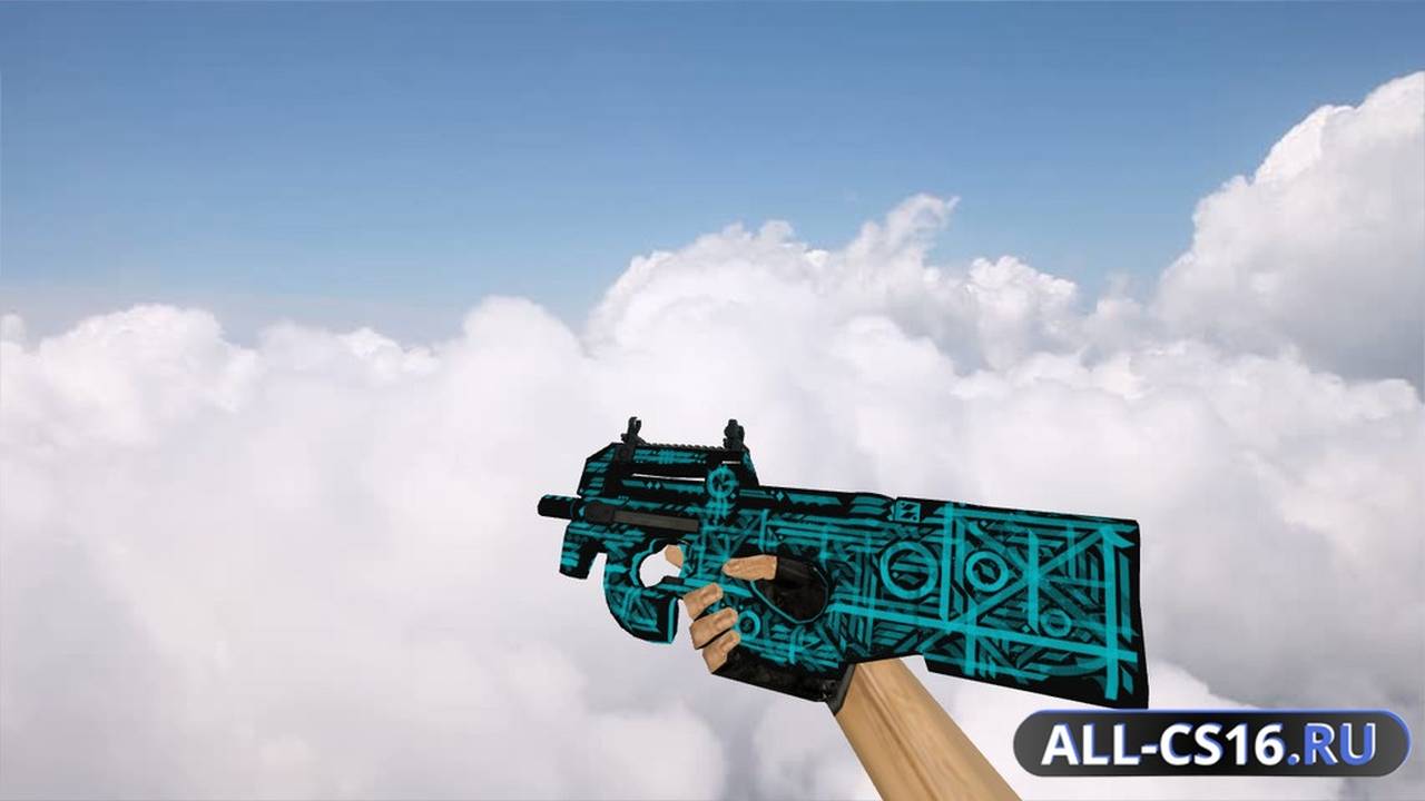Модель оружия для CS 1.6 - P90 P90 Handwritten