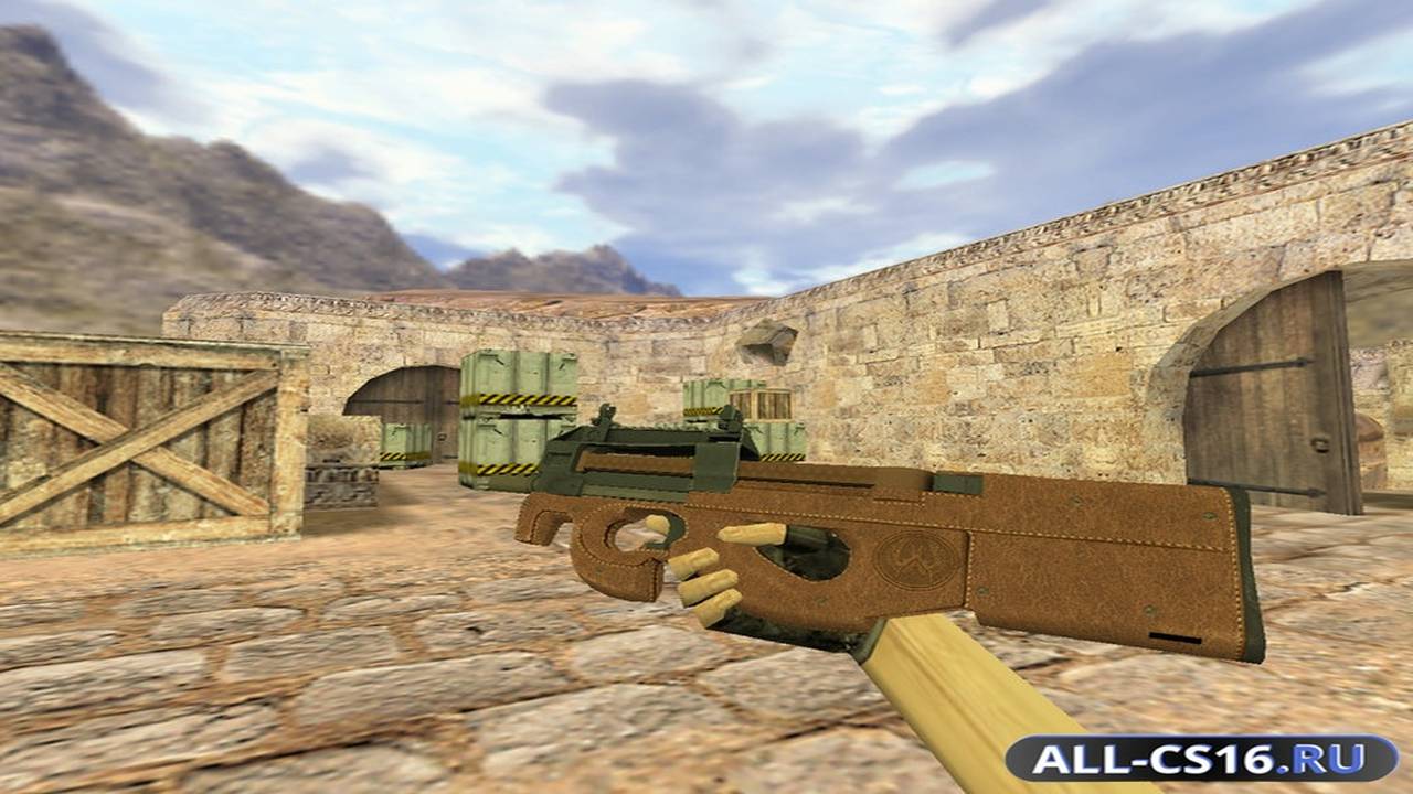 Модель оружия для CS 1.6 - P90 P90 Кожаный