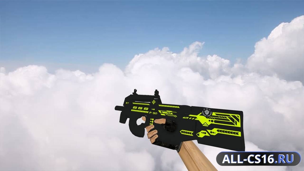 Модель оружия для CS 1.6 - P90 P90 Machine