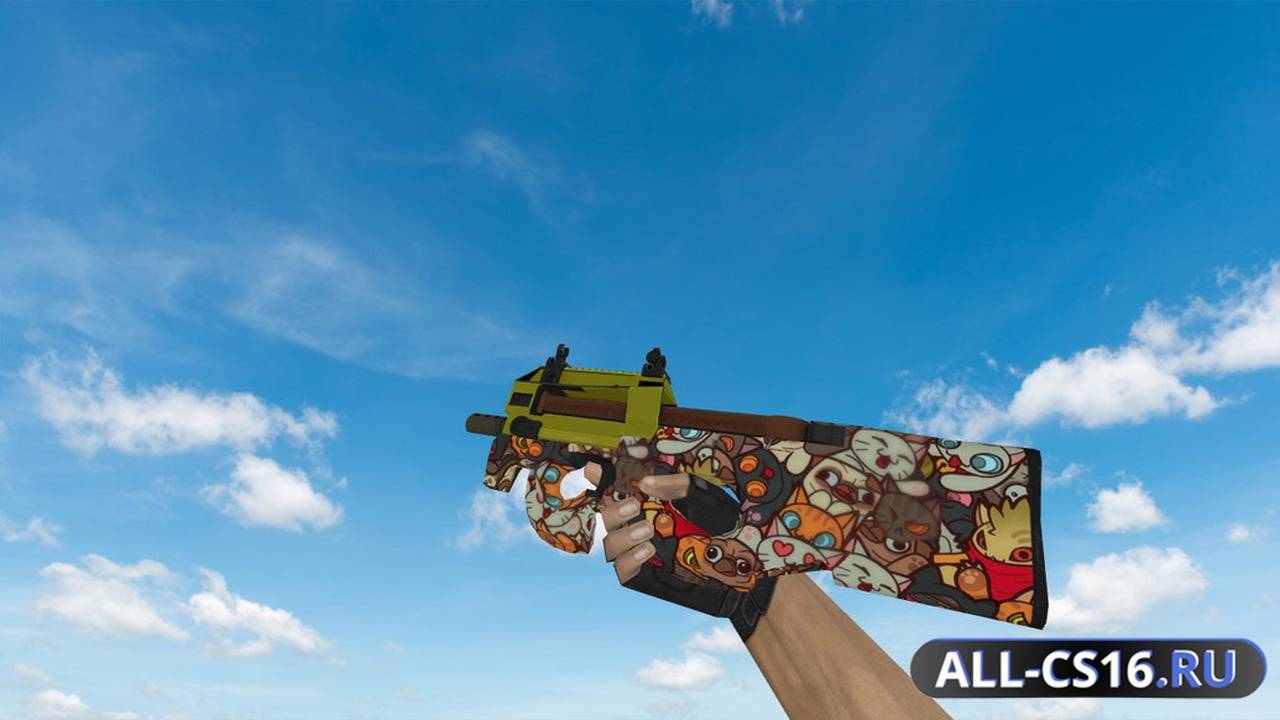 Модель оружия для CS 1.6 - P90 P90 | ЛАПКИ