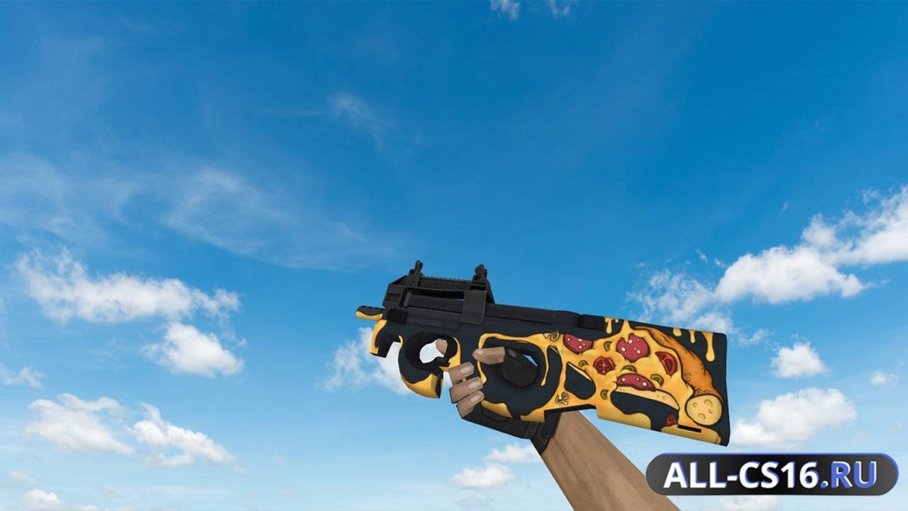 Модель оружия для CS 1.6 - P90 P90 Pizza