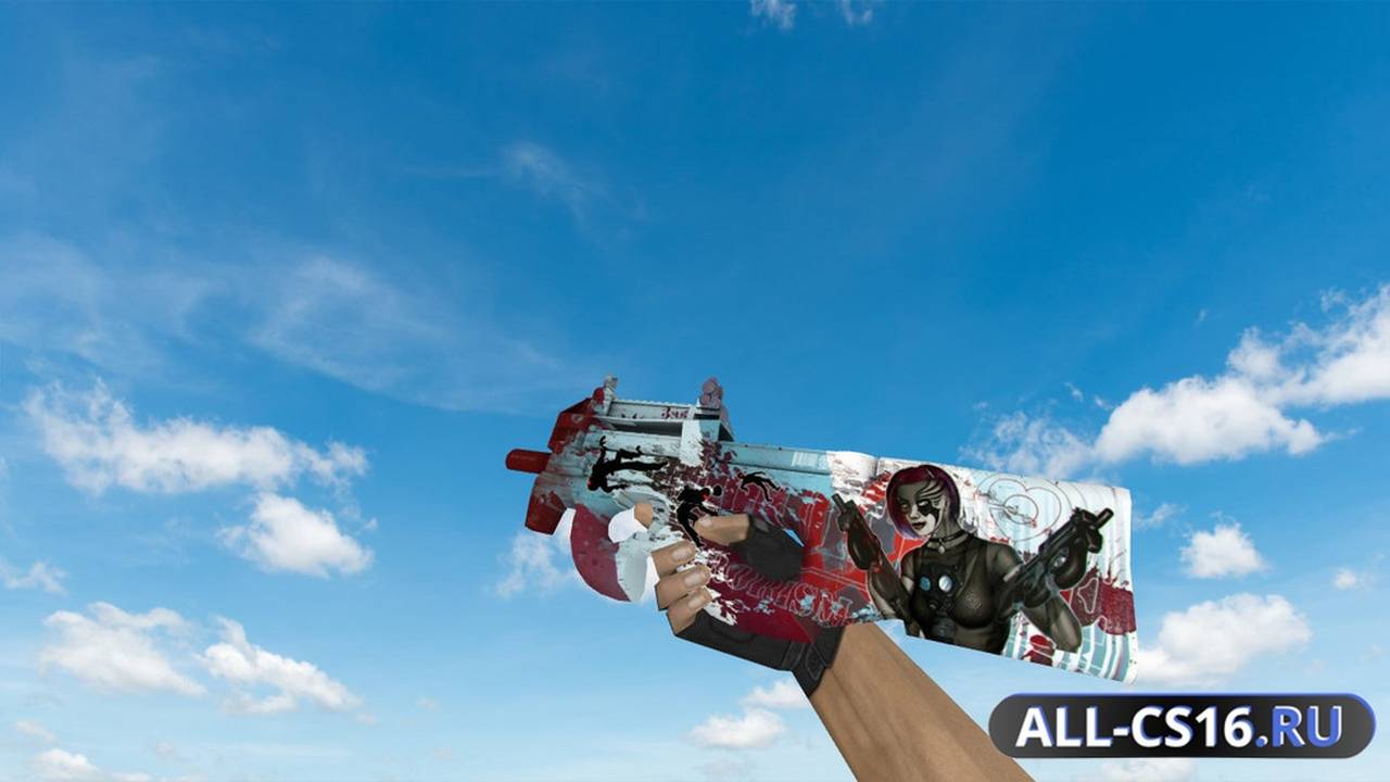 Модель оружия для CS 1.6 - P90 P90 Silhouette