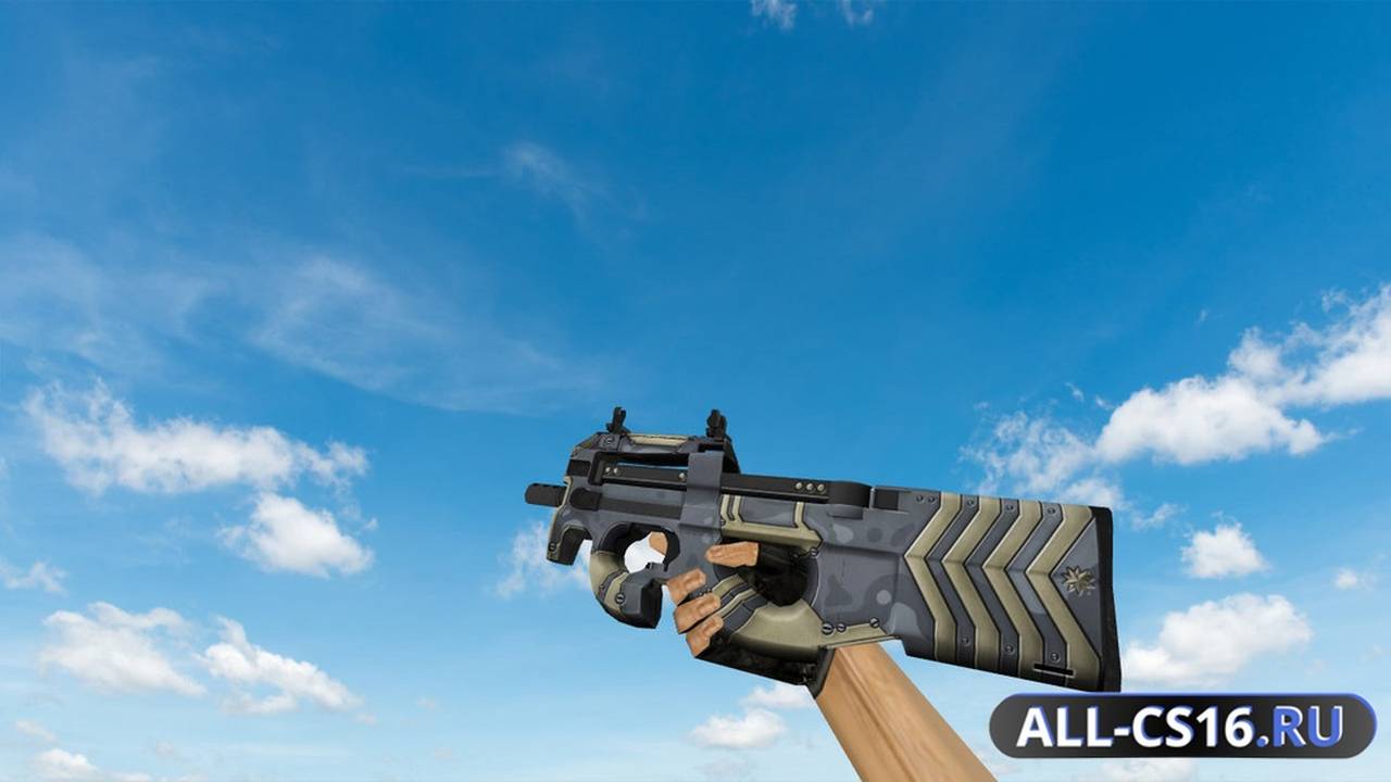 Модель оружия для CS 1.6 - P90 P90 The Silver