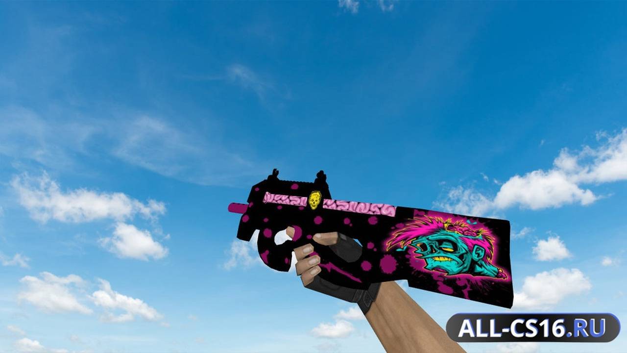 Модель оружия для CS 1.6 - P90 P90 Zombie