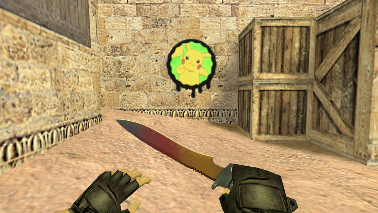 Граффити для CS 1.6 - Пикачу