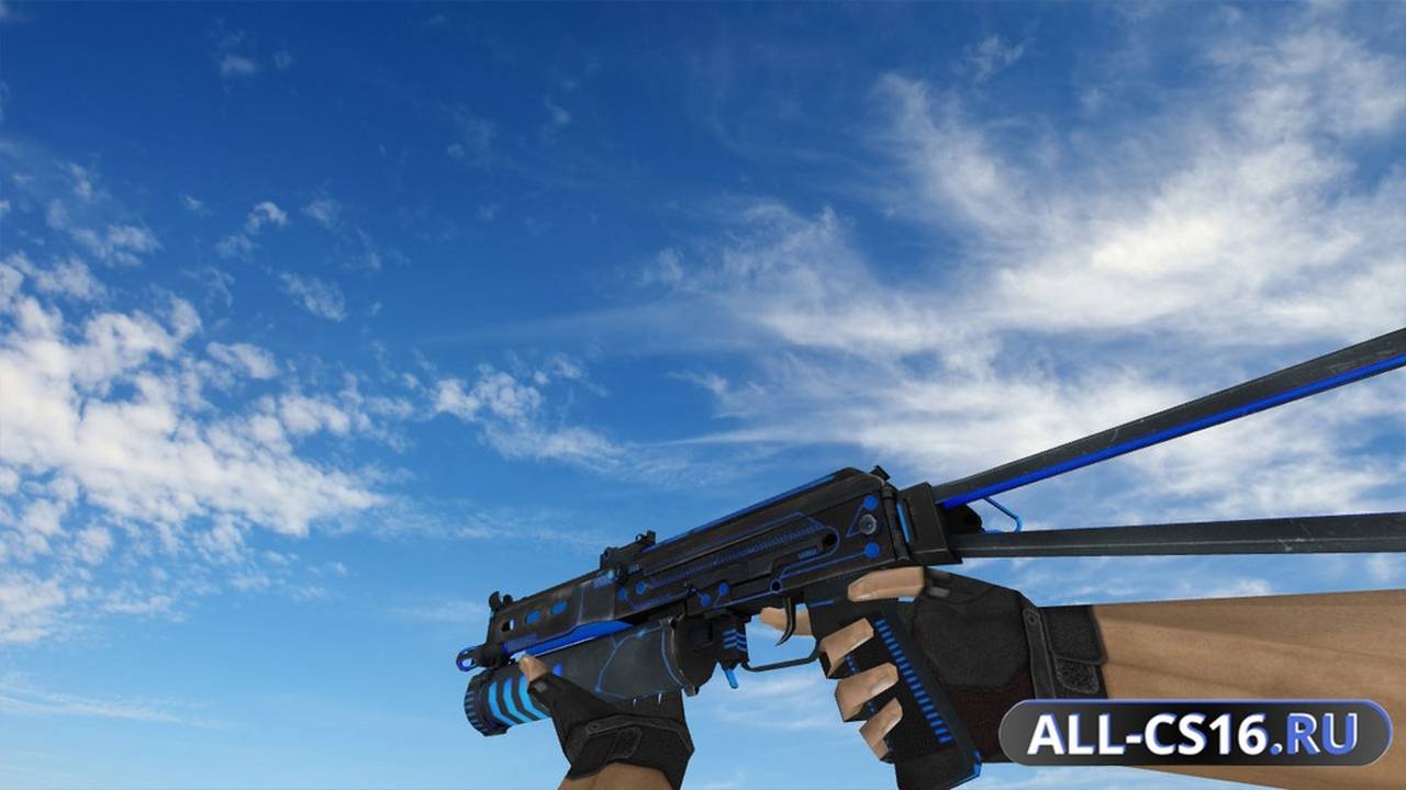 Модель оружия для CS 1.6 - P90 PP-19 Bizon Plasmax