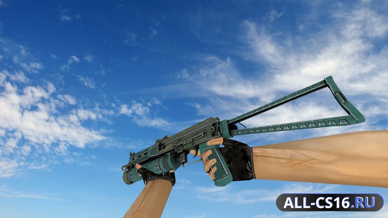 Модель оружия для CS 1.6 - P90 PP-19 Bizon Space Module
