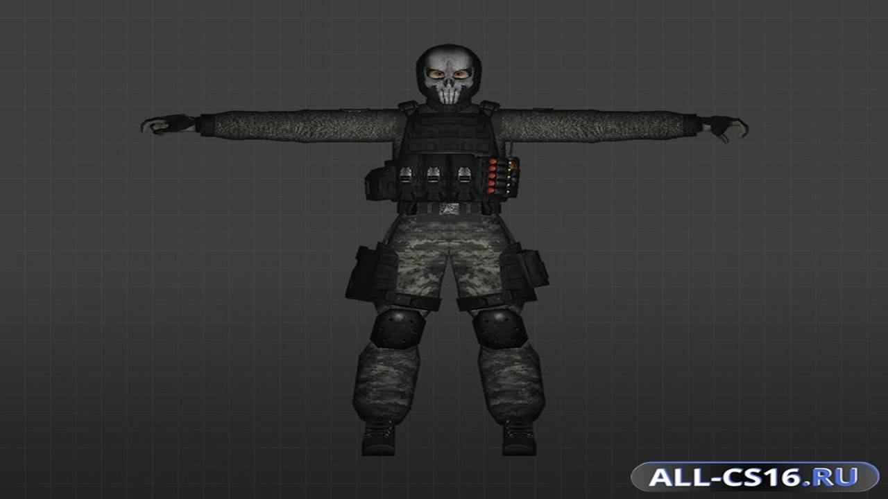 Модель игрока для CS 1.6 - Карательный отряд