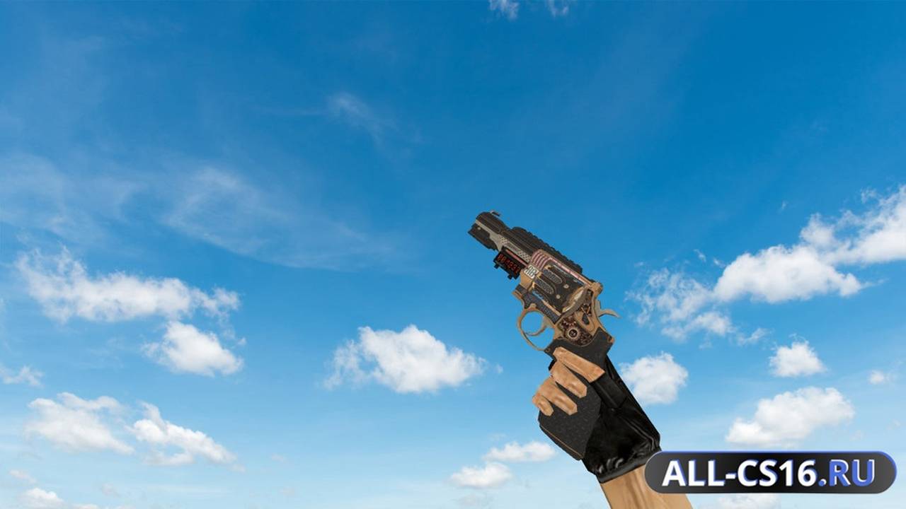 Модель оружия для CS 1.6 - Deagle R8 Revolver Cogworks