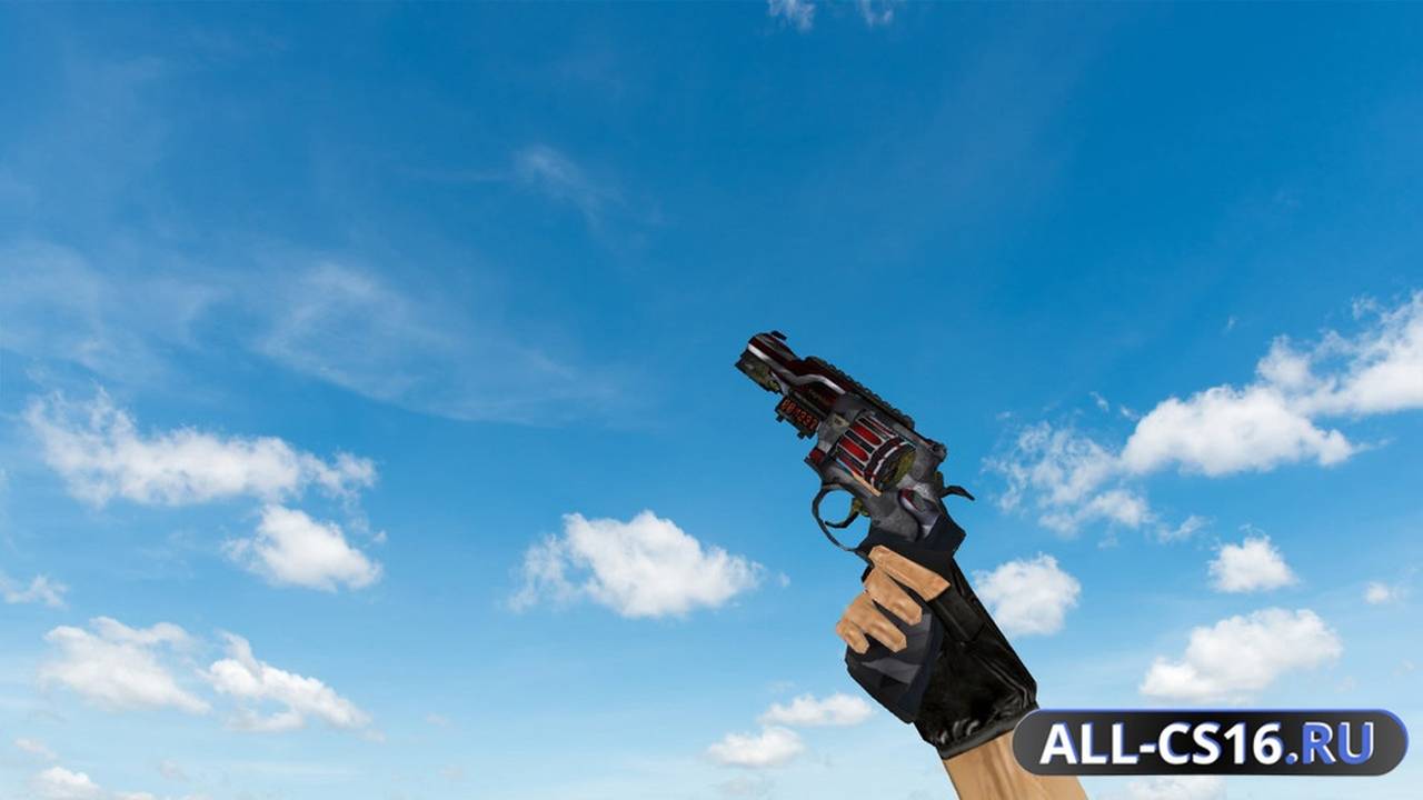 Модель оружия для CS 1.6 - Deagle R8 Revolver Exgibitor