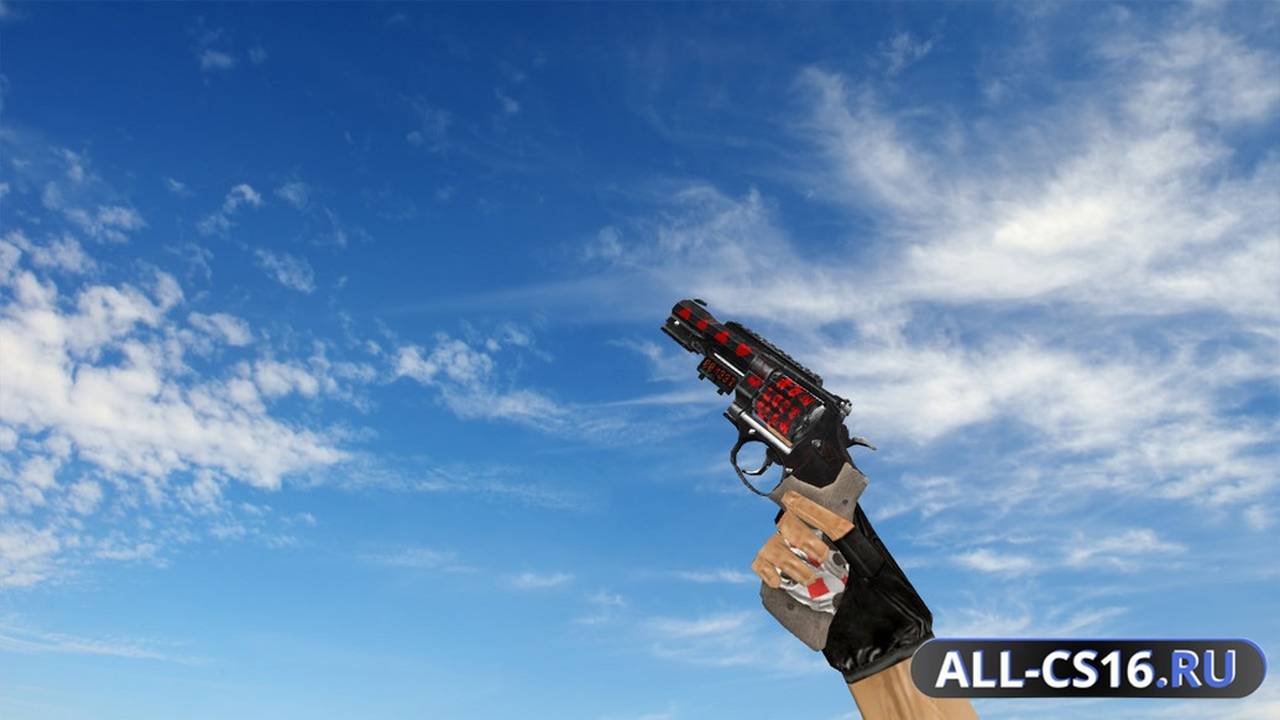 Модель оружия для CS 1.6 - Deagle R8 Revolver Rat Squad