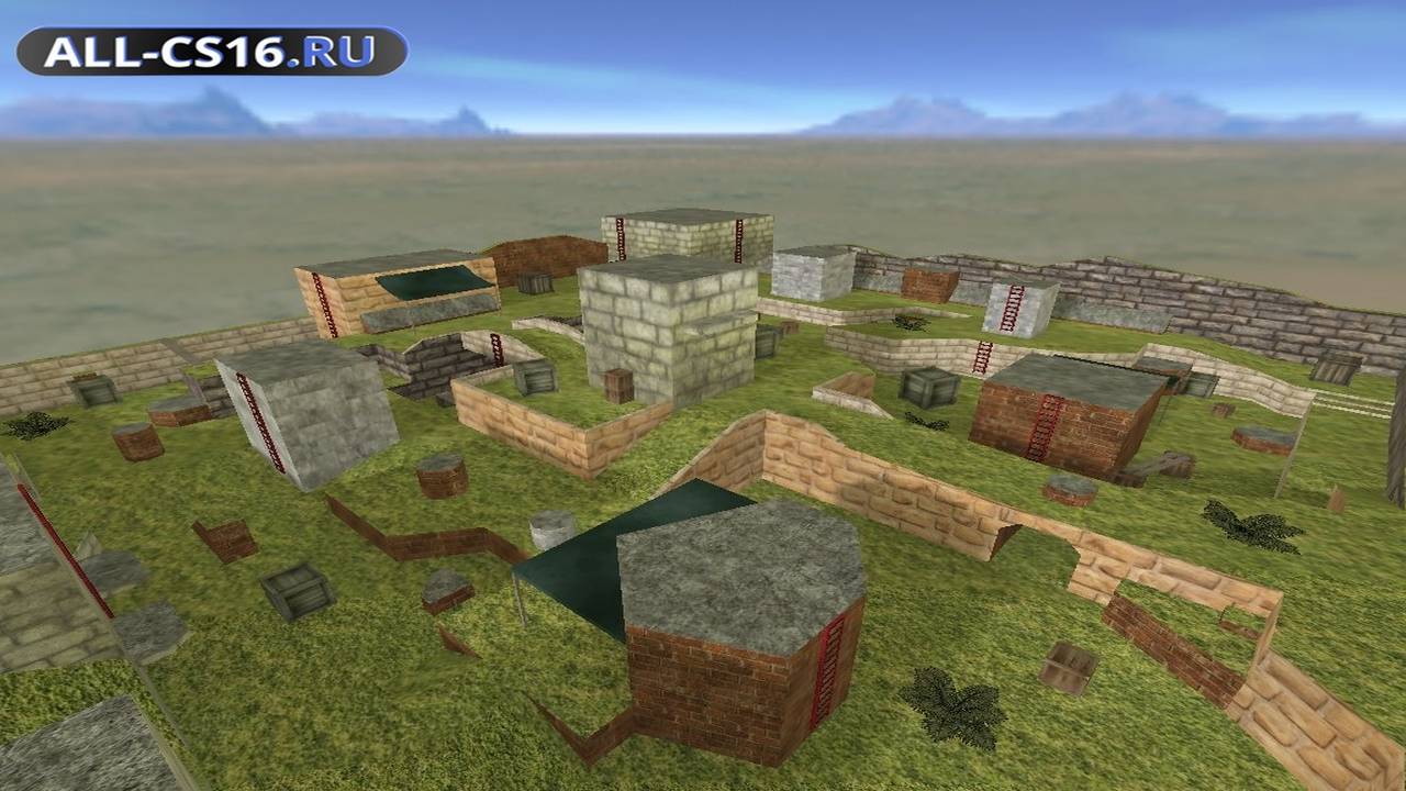 Карта «rayish_brick-world» для CS 1.6 для CS 1.6