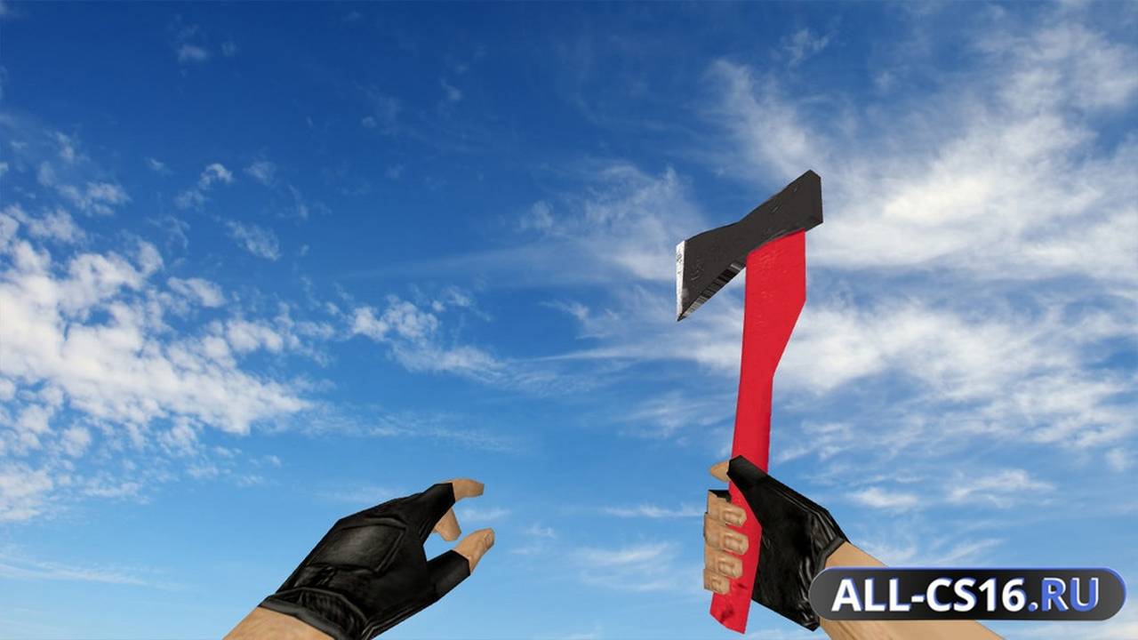 Модель оружия для CS 1.6 - Red Hatchet