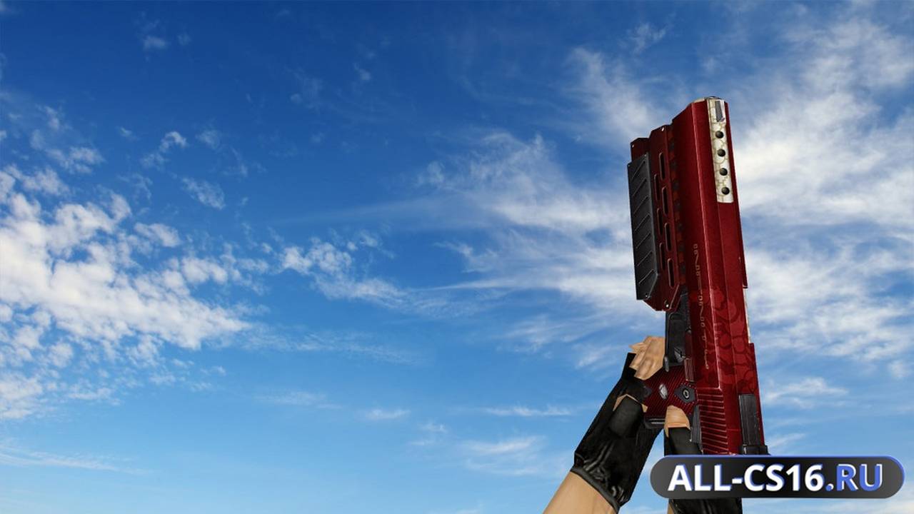 Модель оружия для CS 1.6 - Deagle Red Infinity Single