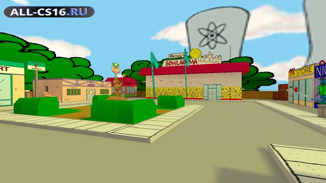 Карта «risk_simpsons» для CS 1.6 для CS 1.6