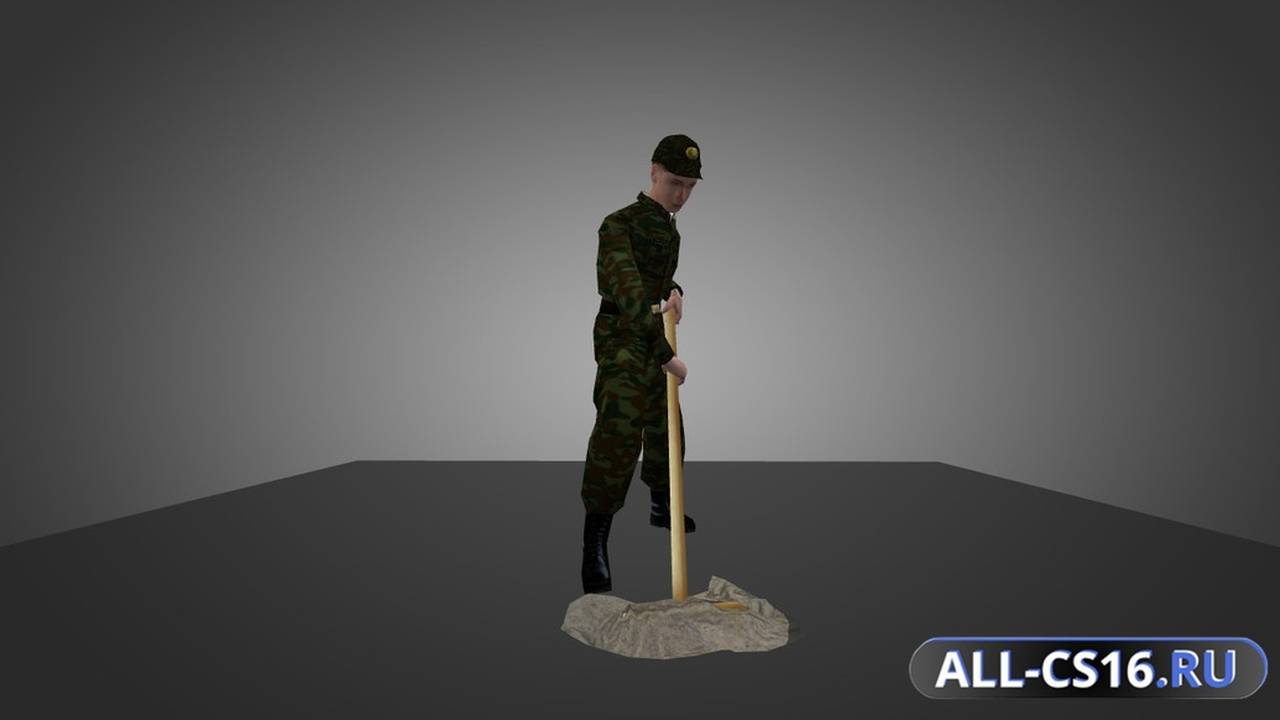 Модель для CS 1.6 - Russian Soldier