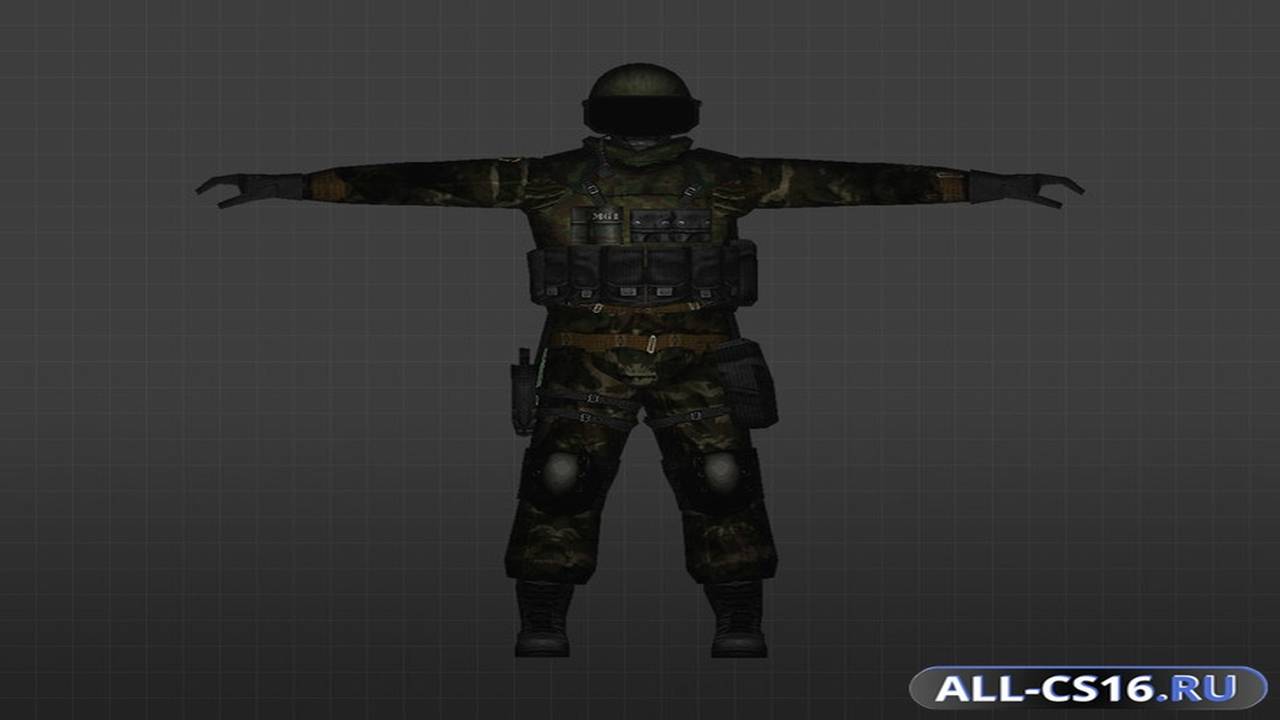 Модель игрока для CS 1.6 - Российский спецназ