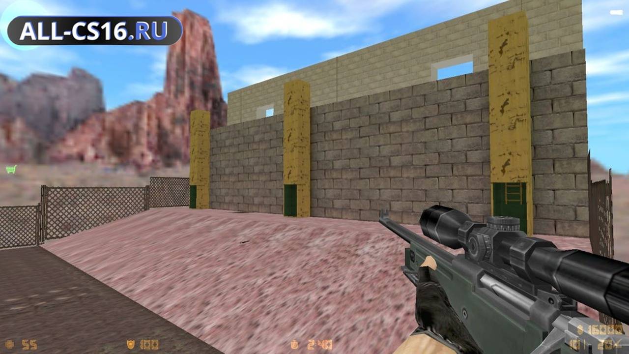 Карта «sa_wallwars» для CS 1.6 для CS 1.6