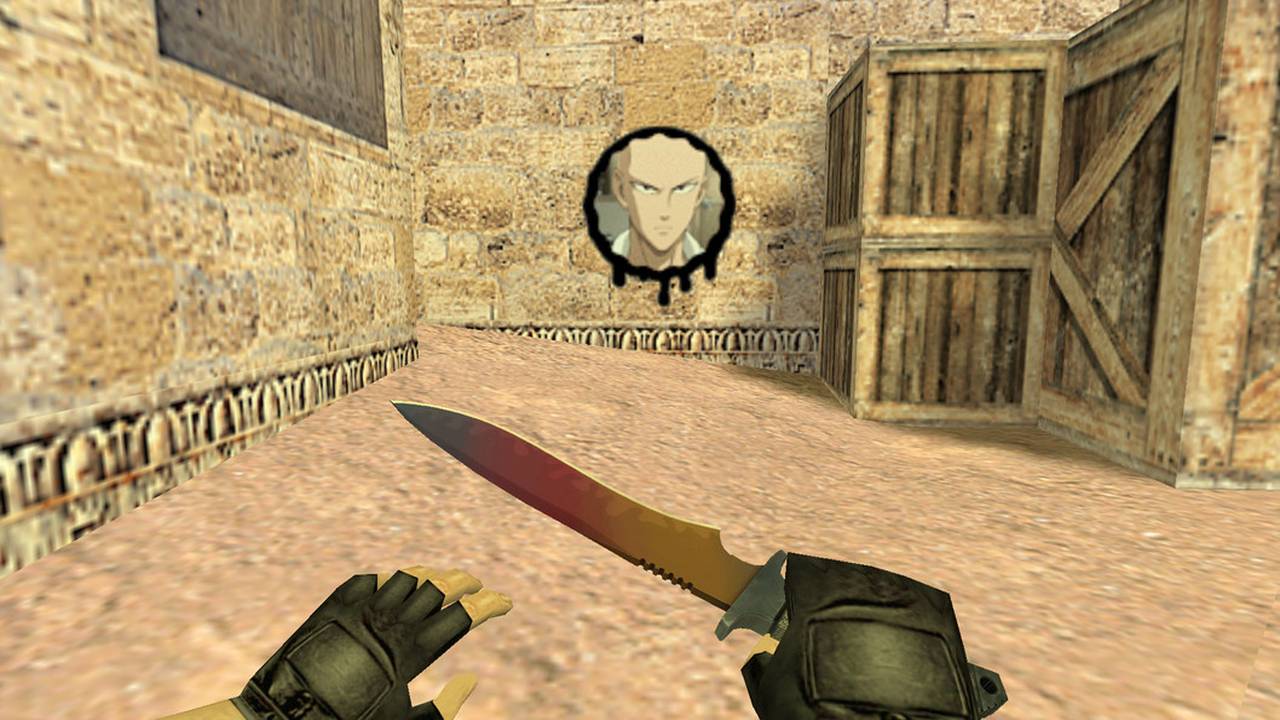 Граффити для CS 1.6 - Сайтама (Ванпанчмен)
