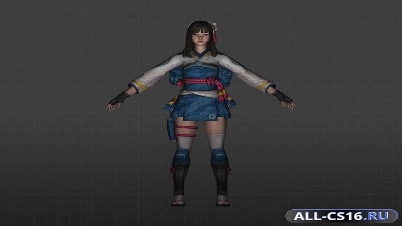 Модель игрока для CS 1.6 - Сакура