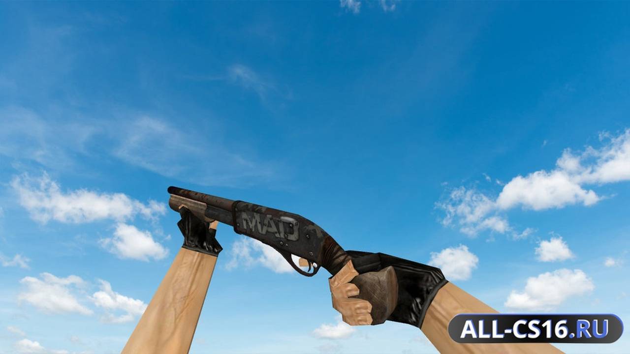 Модель оружия для CS 1.6 - Benelli M3 Sawed-off Mad Maniac