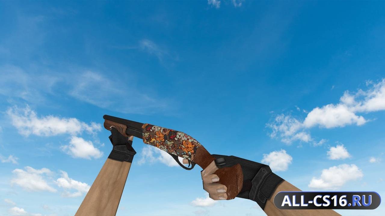 Модель оружия для CS 1.6 - Benelli M3 Sawed-off PAW