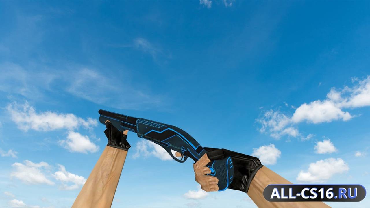 Модель оружия для CS 1.6 - Benelli M3 Sawed-off Plasmax