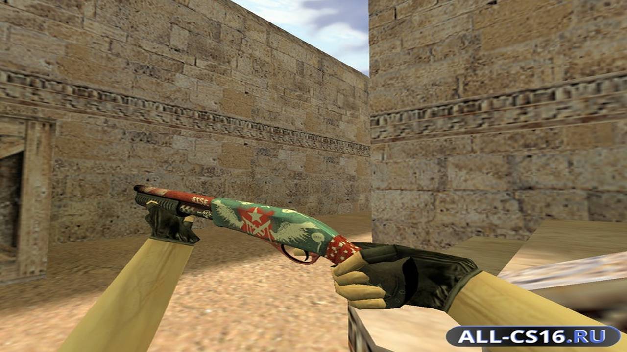 Модель оружия для CS 1.6 - Benelli M3 Sawed-off Возвышение