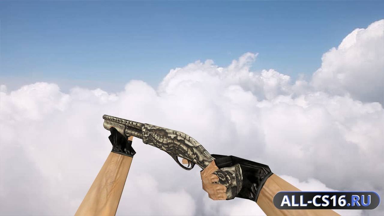 Модель оружия для CS 1.6 - Benelli M3 Sawed-off Sci Fi Tech