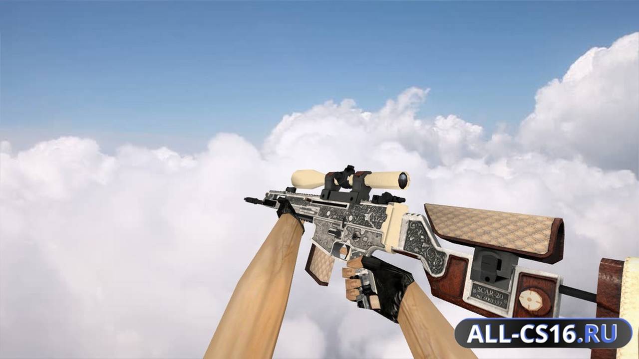 Модель оружия для CS 1.6 - SG-550 SCAR-20 Big Spender