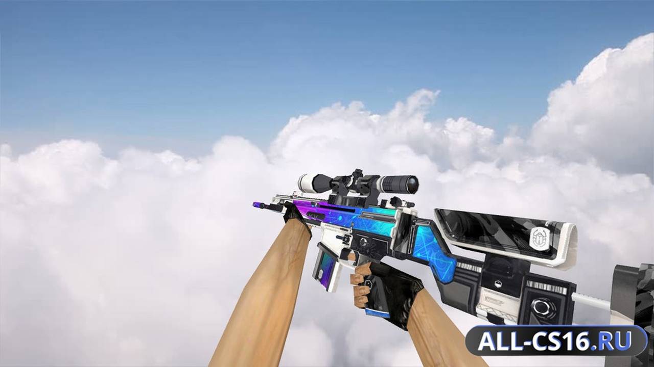 Модель оружия для CS 1.6 - SG-550 SCAR-20 Pathfinder