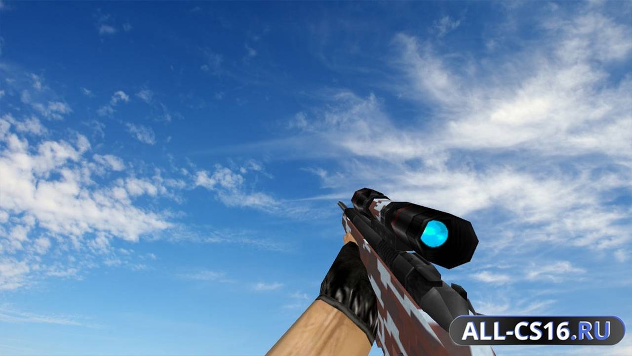 Модель оружия для CS 1.6 - Scout Scout Camo